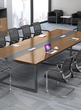 长公简会议桌桌简约现XLR-212代培训接待大长桌子会议室洽易谈办