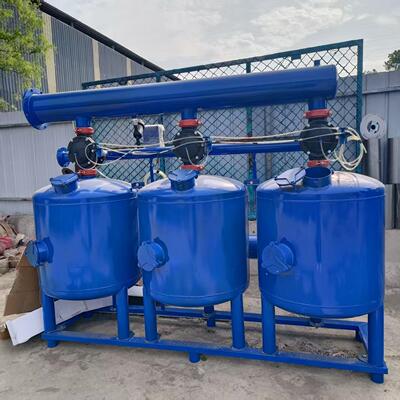 全自动反冲洗砂器石过滤农用过溉滤器滴石灌喷灌灌砂过QCE滤器