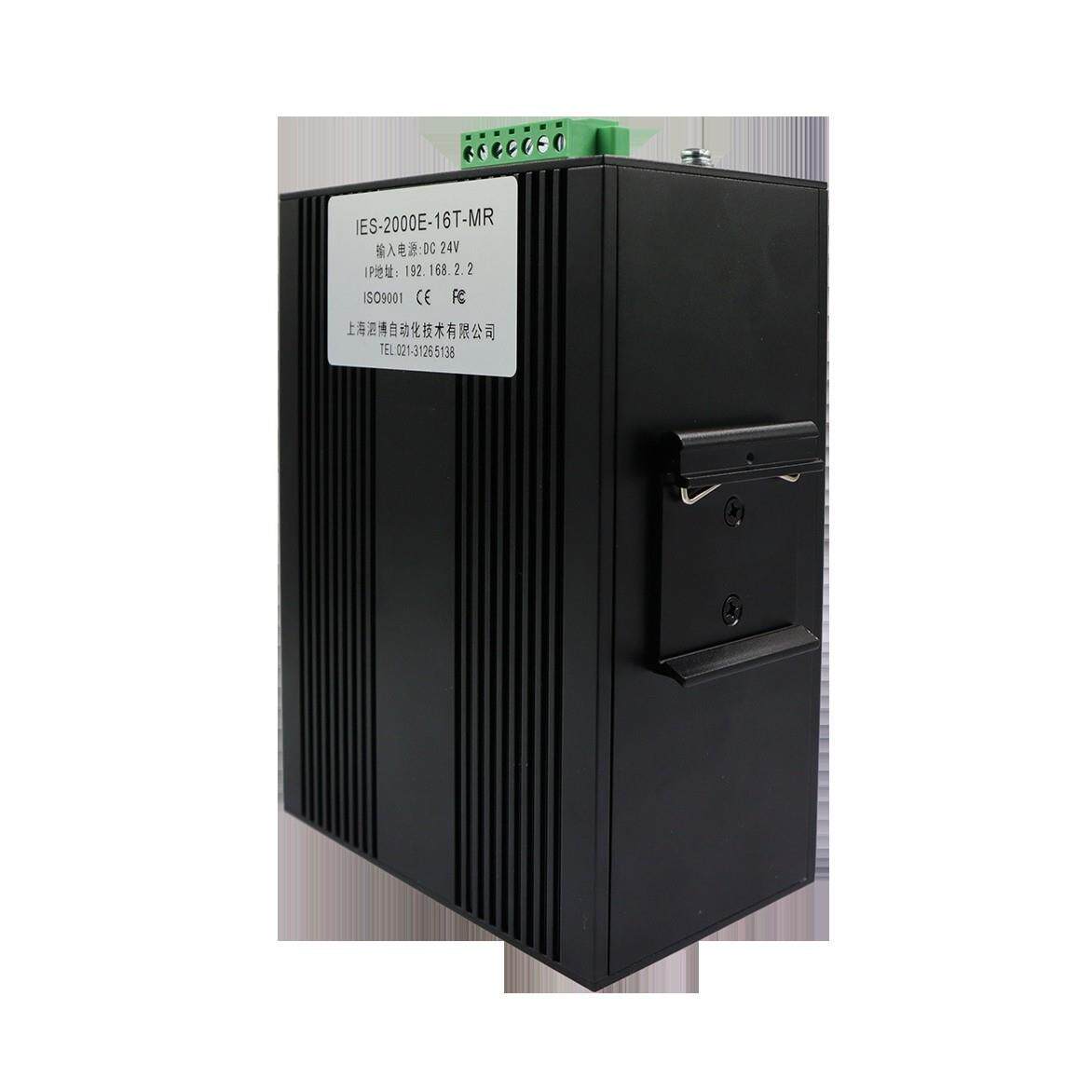 泗博16电口网管型工业以太网交换机IES-2000E-16T-MR