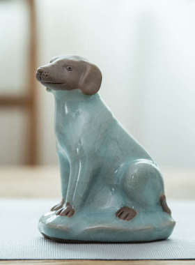 十二12生肖陶瓷马牛羊兔子猪狗鼠虎龙蛇猴鸡家居装饰工艺品摆件