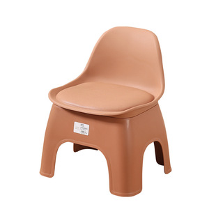 幼儿童小凳子靠背椅宝宝小椅子加厚塑料矮凳子软坐垫换鞋洗澡板凳