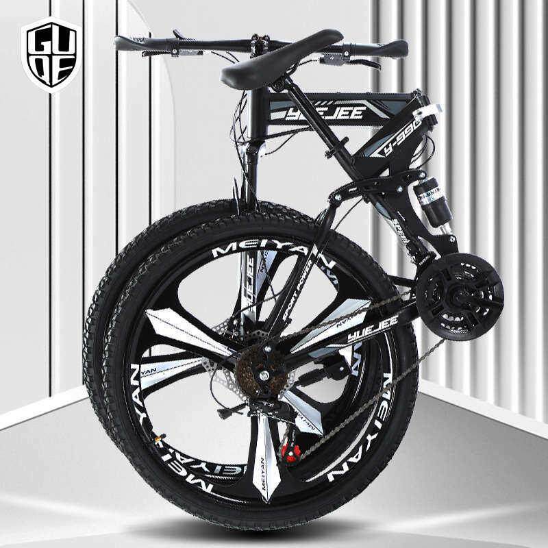 捷Anter碳纤维自行车折叠自行车山地车变速男款学生越野特价超轻