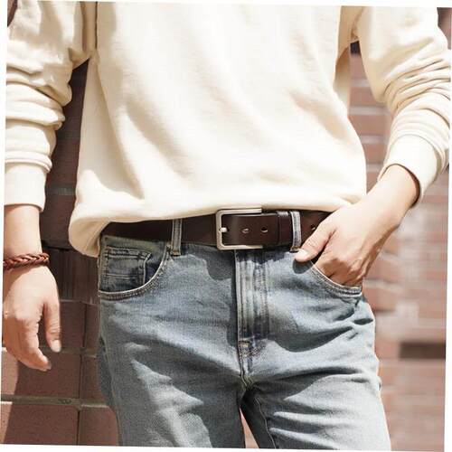 Belt Men Leather Belts for Men Strap trousers belt腰带皮带 1