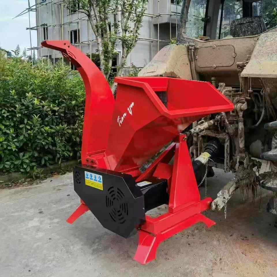 1PCX0型汽油树枝粉碎机式小型立树5木枝条机破碎木材边角料粉碎机