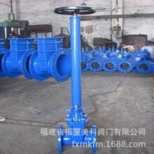 加长杆软密封法兰闸阀 地埋加长杆弹性座封闸阀RVZM/MZ45X-10/16Q