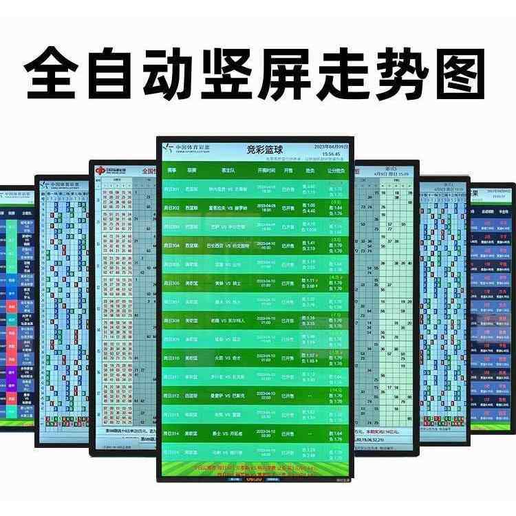 鹏音伴彩票站电子走势图显示屏体彩福彩大乐透排列3排5快8双色球电视机摆件饰品