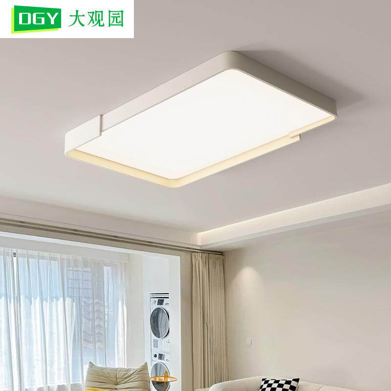大观园卧室吸顶灯现代简约主卧灯极简餐厅灯新款护眼书房间灯473L