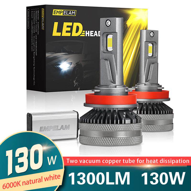 24V宽压130W汽车LED大灯H11H7远近光通用led前大灯