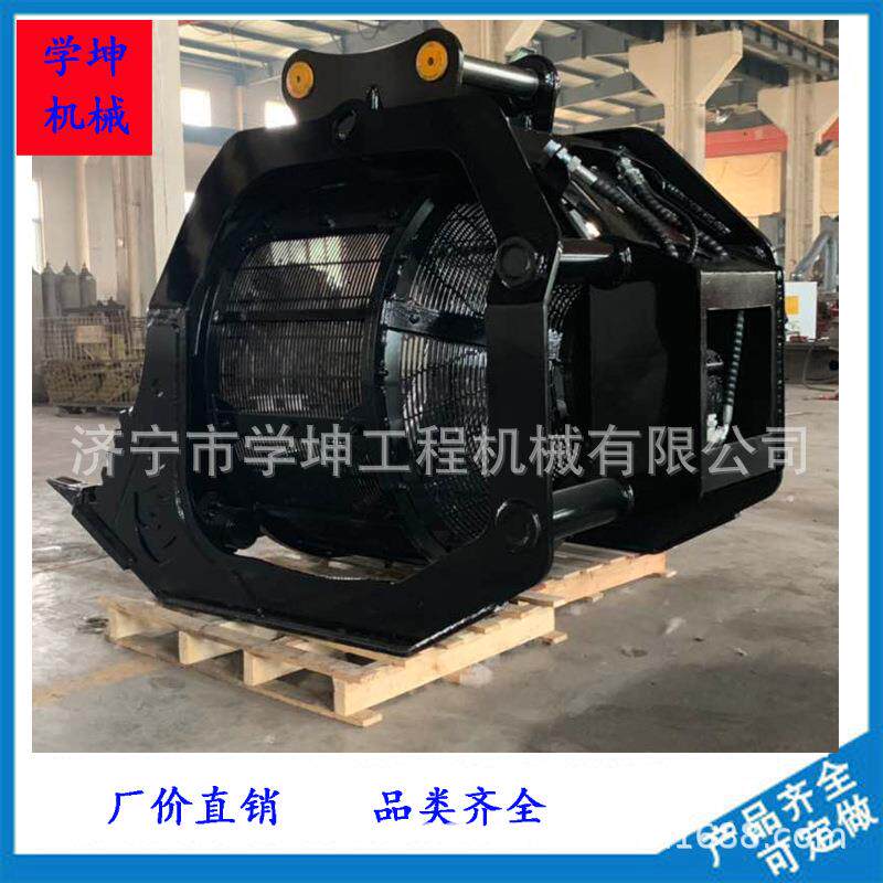 旋转筛分斗滚筒筛分斗物料分拣挖机筛分机