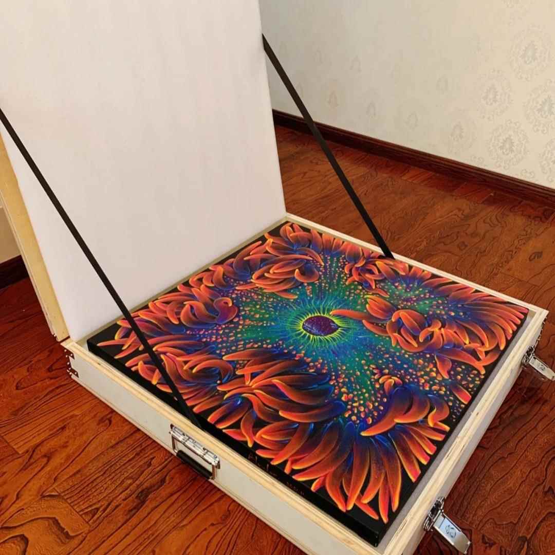 纪念奖牌艺术品油画礼品木盒国画字画工艺品木质包装箱可定制