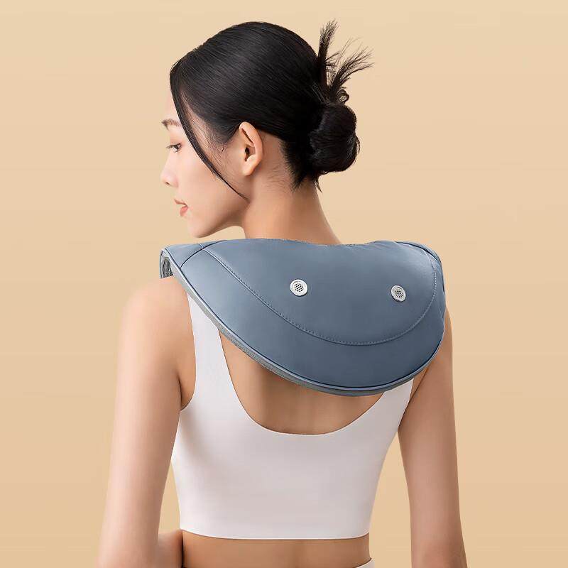 奥佳华（OGAWA）颈椎按摩器肩颈温感热敷按摩披肩OG-2616 冰川蓝