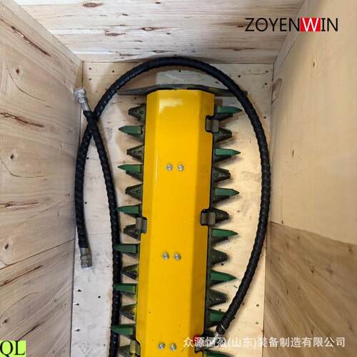 园林绿篱修剪挖机割草机粉碎割毛竹修剪树枝挖掘机带绿篱机