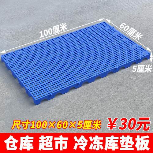 塑料防潮垫板100*60*5地台板超市仓库冷冻库垫地板栈板垫仓板托