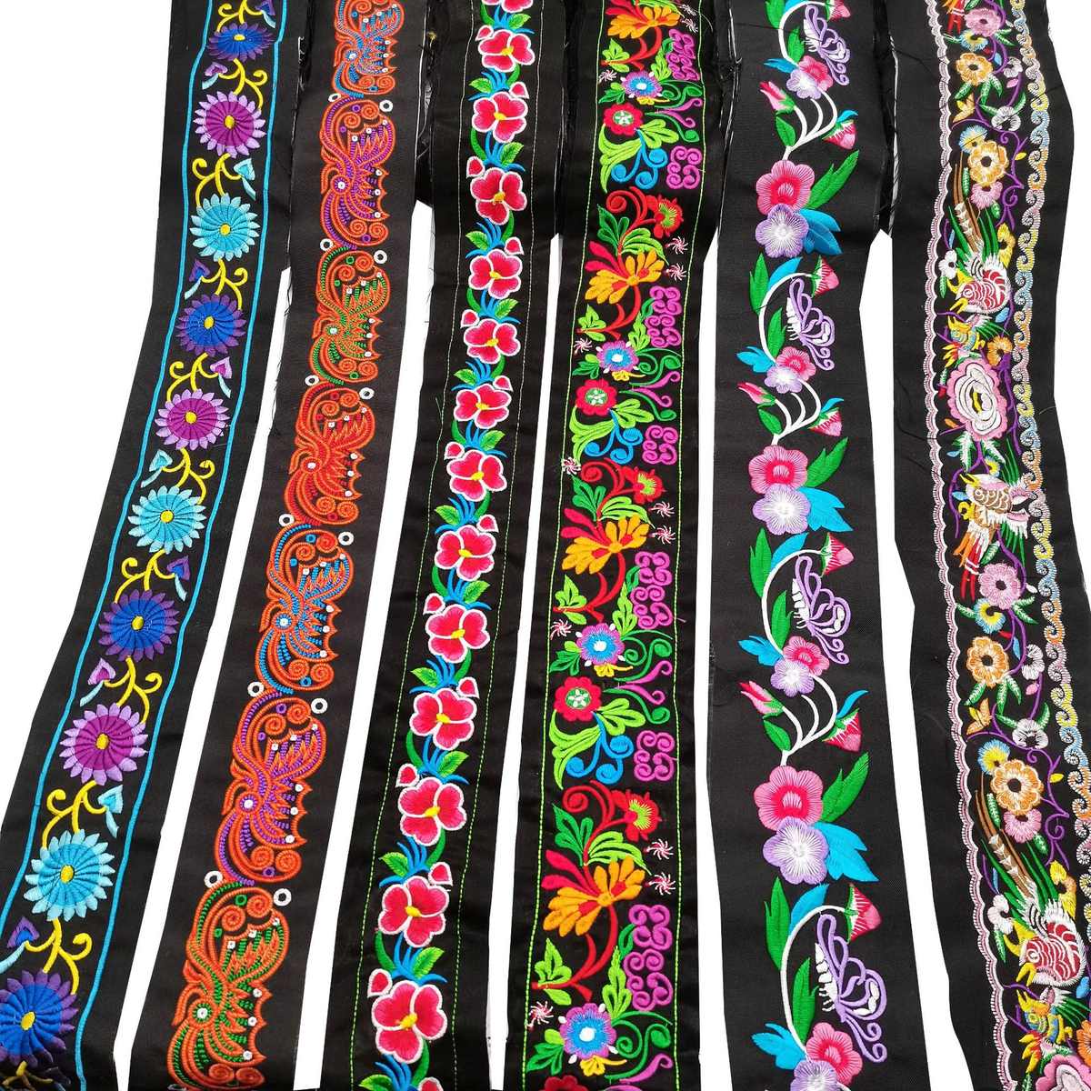 少数民族服装装饰花边辅料中国风 刺绣条码花边民族服饰童装辅料