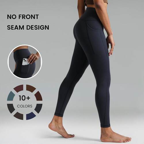 D 46917 Seams Yoga Pants Peach Butt Lift 蜜桃提臀瑜伽裤