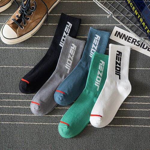 9 pairs of men women MoChuan sock socks black light cotton