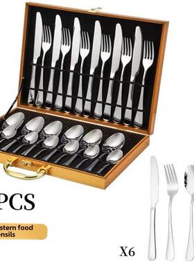 western other tableware steak cutlery set knife fork spoon