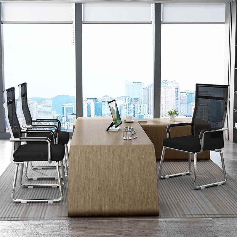 弓形网椅职员会议椅办公椅子员工舒适家用电脑椅老板椅靠背椅