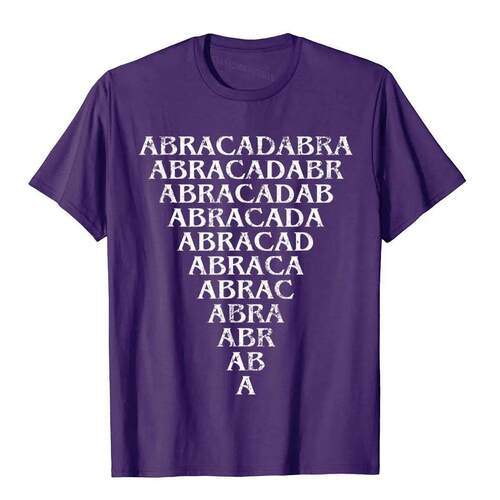 Abracadabra Triangle Amulet Magic Abracadabrangle Occult T-S