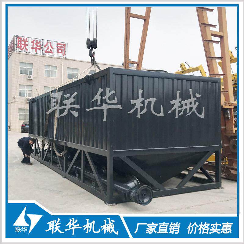 卧式50吨水泥罐 可移动免基础散装水泥储存罐 现货直供 搅拌站用