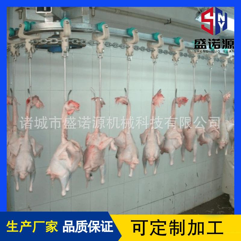 吊挂式鸡鸭鹅脱毛机厂家生产全自动大鹅屠宰设备白条鸡脱毛机