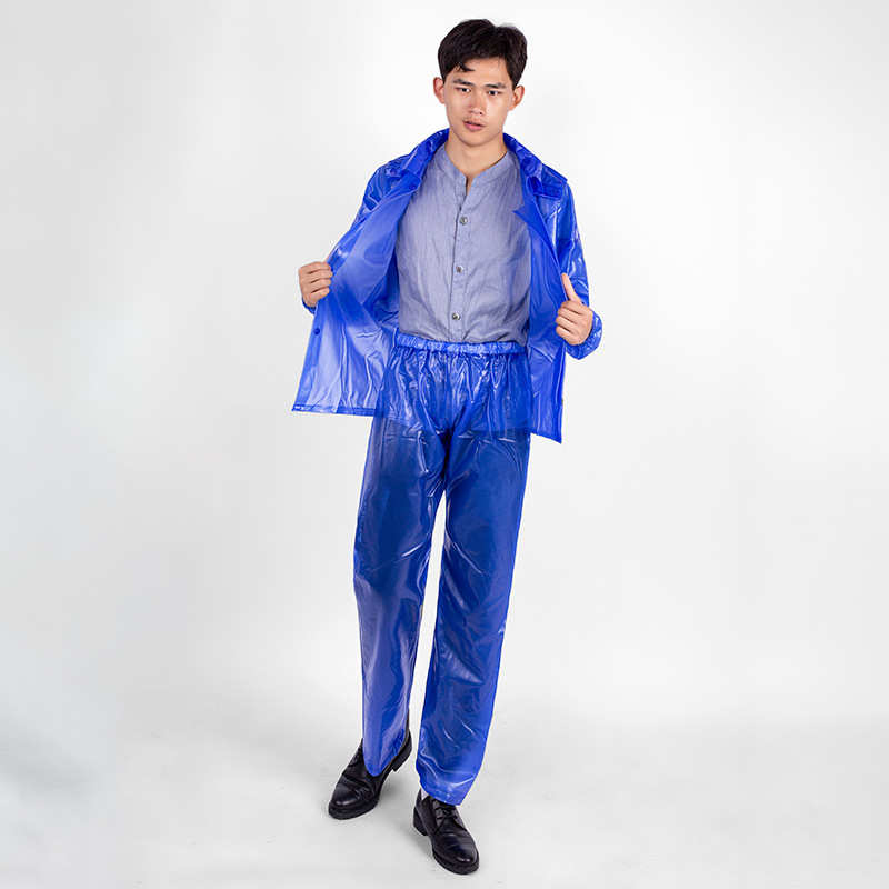 骑手分体式雨衣松紧款防水劳保分体雨衣摩托车骑行PVC雨衣套装