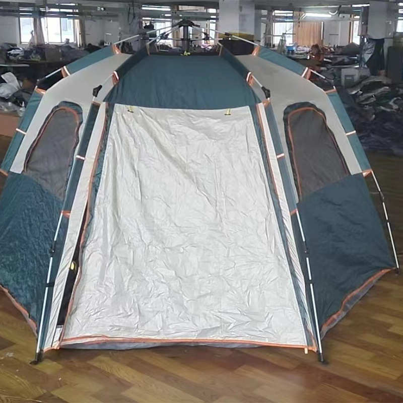 野餐免篷帐篷露营全自动蚊帐多人折叠防晒 外防帐篷户 速开六角搭