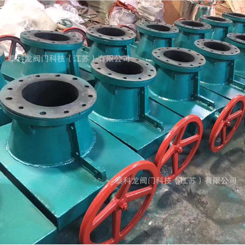 GJ41X铸铁不锈碳钢铝合金手动轮开关法兰挤压挠性管夹阀DN125 300