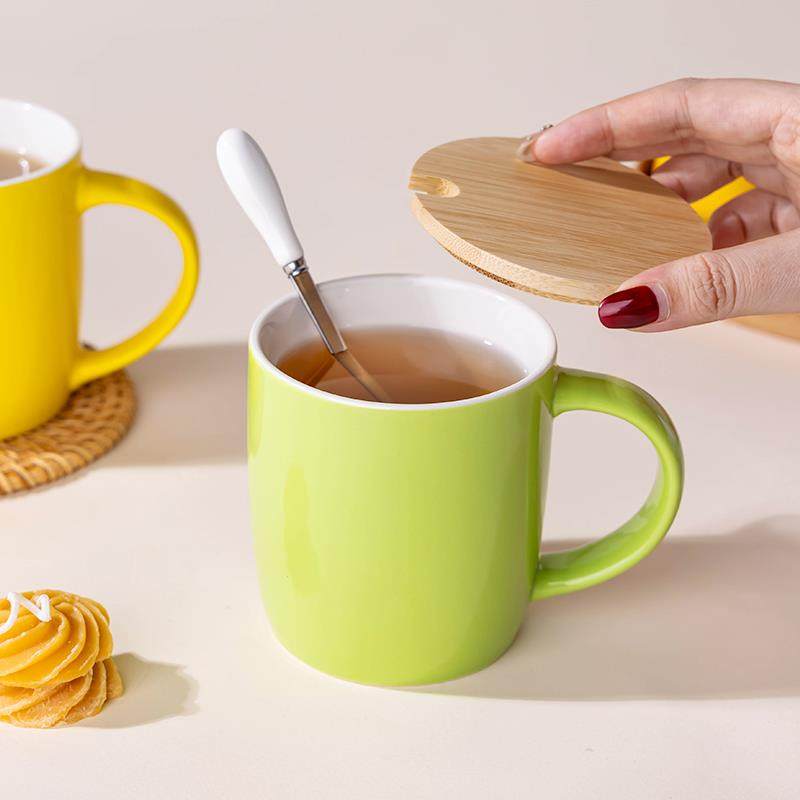 马克杯陶瓷杯子男生带盖带勺子定制情侣水杯家用咖啡杯茶杯女新款,餐饮具,马克杯,淘宝优惠券,粉丝福利购,淘宝优惠卷