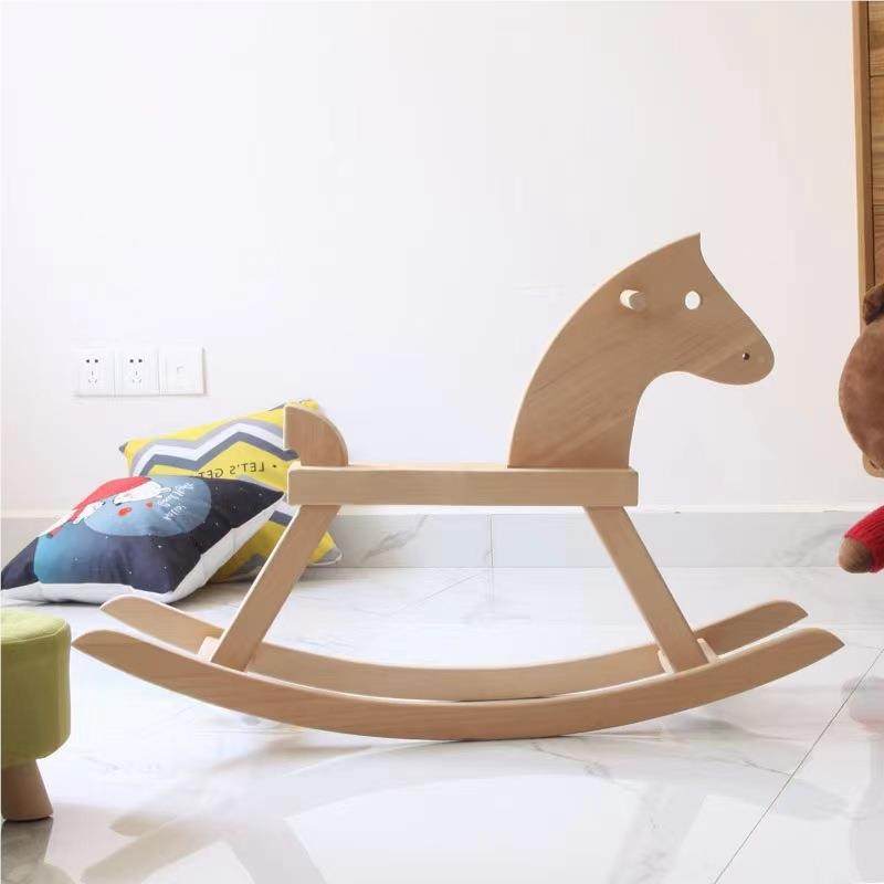 幼纯实木儿童摇马儿可坐原木色无漆0009宝礼周岁生宝日物摇椅榉木,婴童用品,摇椅,淘宝优惠券,粉丝福利购,淘宝优惠卷