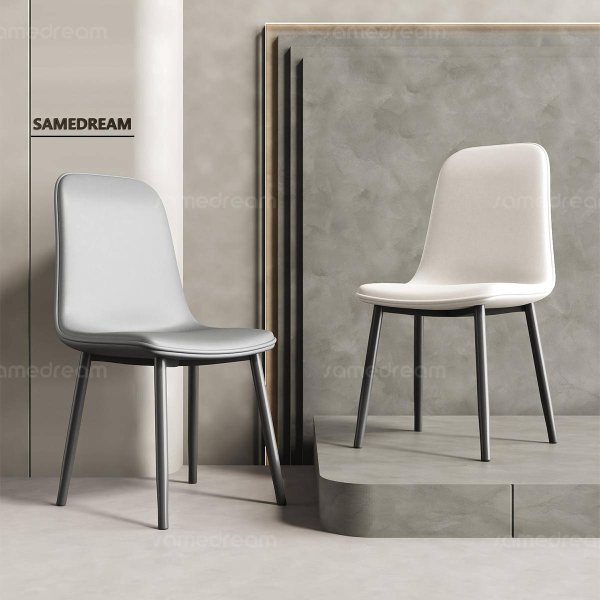 餐椅轻奢铁艺靠背椅子简约洽谈书桌椅餐厅餐桌椅梳妆凳子餐椅靠背