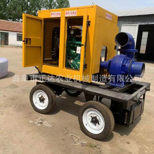 防汛大流量移动泵车应急抢险救援排捞泵自吸无堵塞抽水泵机组