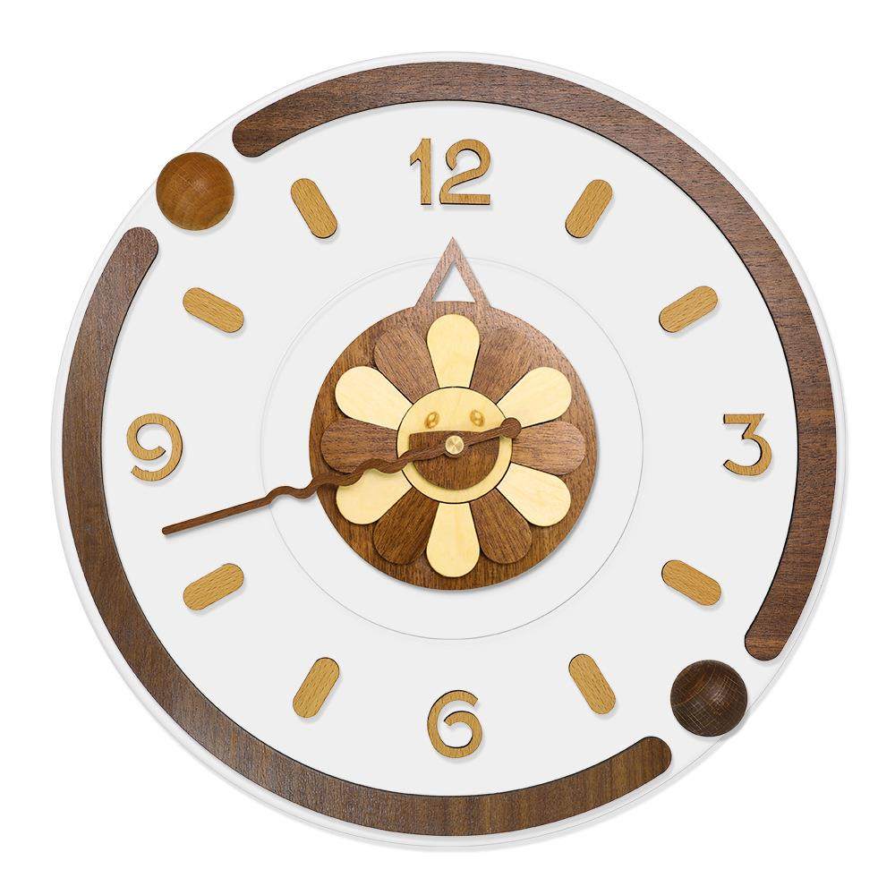 亚克力挂钟简约时尚现代创意家用客厅静音时钟挂墙装饰