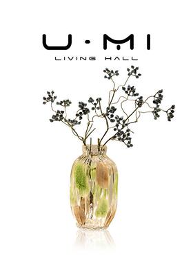 U Mi LIVING · 月美 | 花瓶手工玻璃波点创意花瓶装饰花器摆件
