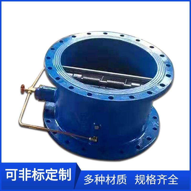 HH49X-16C微阻缓闭蝶式止回阀DN250碳钢法兰微阻缓闭逆止阀DN150