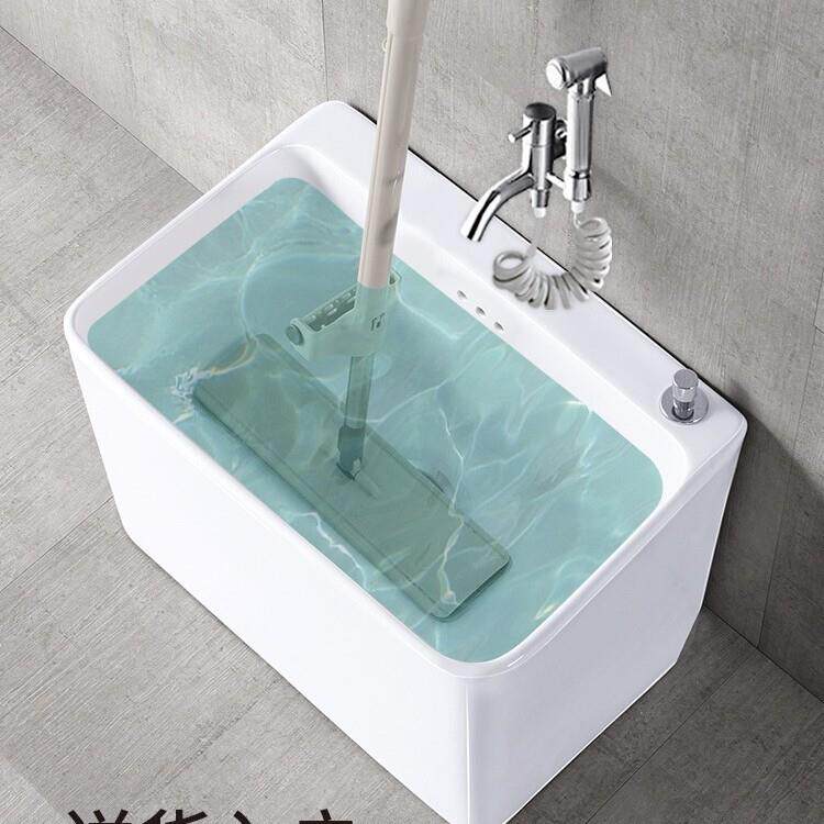阳台洗拖把池水槽家用陶瓷拖布池卫生间墩布池大小号拖帕池