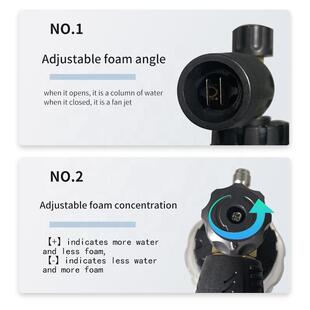 SPS厂家直销高压Pa洗车机打泡沫壶发泡器配件专业泡沫透明泡沫雪