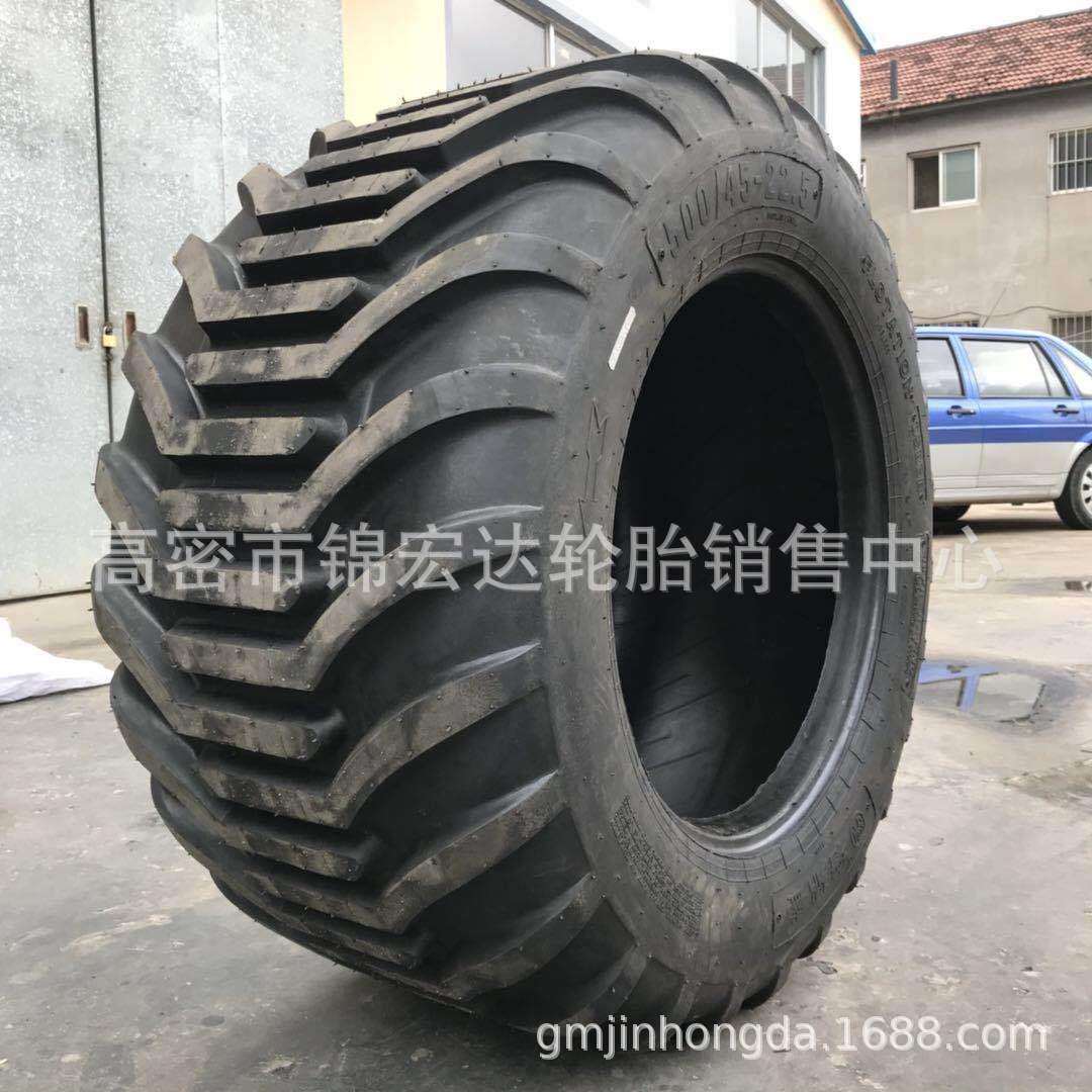 农用拖车悬浮轮胎 500/45-22.5 捆草机轮胎500/45R22.5 可配钢圈