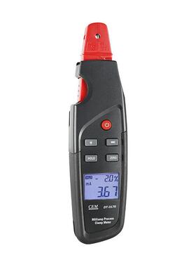 CEM华盛昌高精度毫安工控钳形表真有效值电流表智能数显表DT-3170