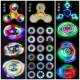Adult Led Glow Stress Anti Toy Dark the Spinner Fidget