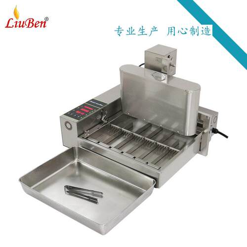 全自动圈圈甜甜圈机美式6排小食机器油炸食品摆摊家用商用迷你型