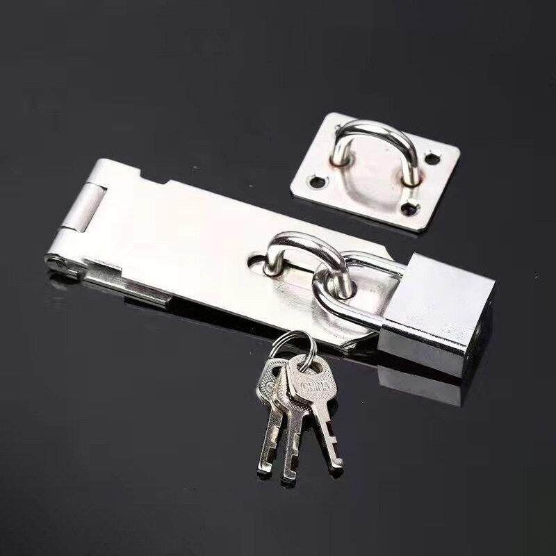 合页锁扣304不锈钢门锁扣搭扣90度直角挂锁老式门栓锁扣插销,基础建材,普通型合页,淘宝优惠券,粉丝福利购,淘宝优惠卷