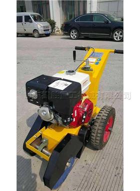沥青路面开机混面凝土水泥路修切割机小OUE型汽油动力马补路切槽