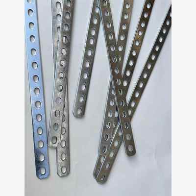 铁条长条直条凳子加固定条钢条镀锌扁铁一字连接片带孔有多孔角铁