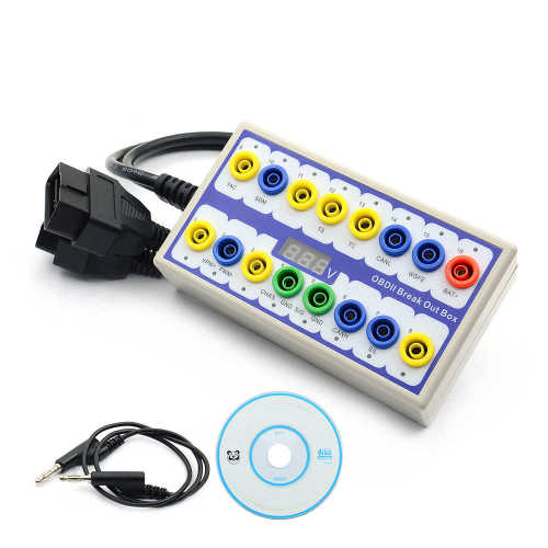 厂家直销OBDII Protocol Detector & Break Out Box OBD2协议检测