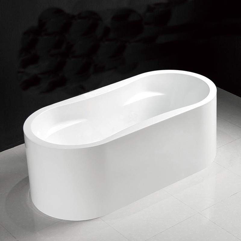 亚克力一次成型一体浴缸1.5/1.6/1.7米freestanding bathtub
