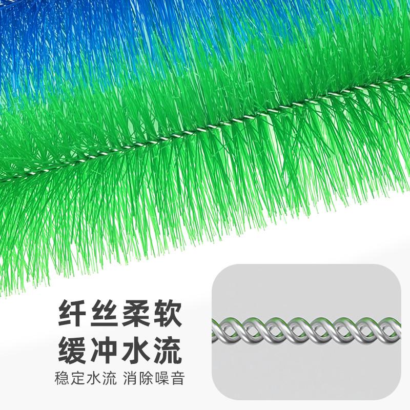 厂家直供鱼池过滤毛刷滤材过滤刷毛刷过滤304不锈钢毛刷养殖毛刷