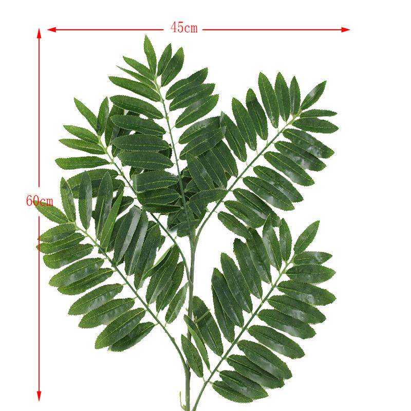 仿真假树叶枫杨绿植物槐树灌木盆景摄影DIY背景叶子杨槐花树装饰