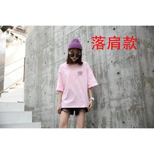 高档克丽缇娜工作服纯棉恤母婴店团体服T粉色短袖 loo 男女g广告衫