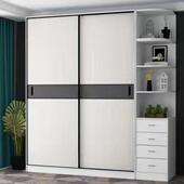 特价 衣柜门定制拉门移门家用壁整体橱柜门定做简约洋派现代耐磨柜